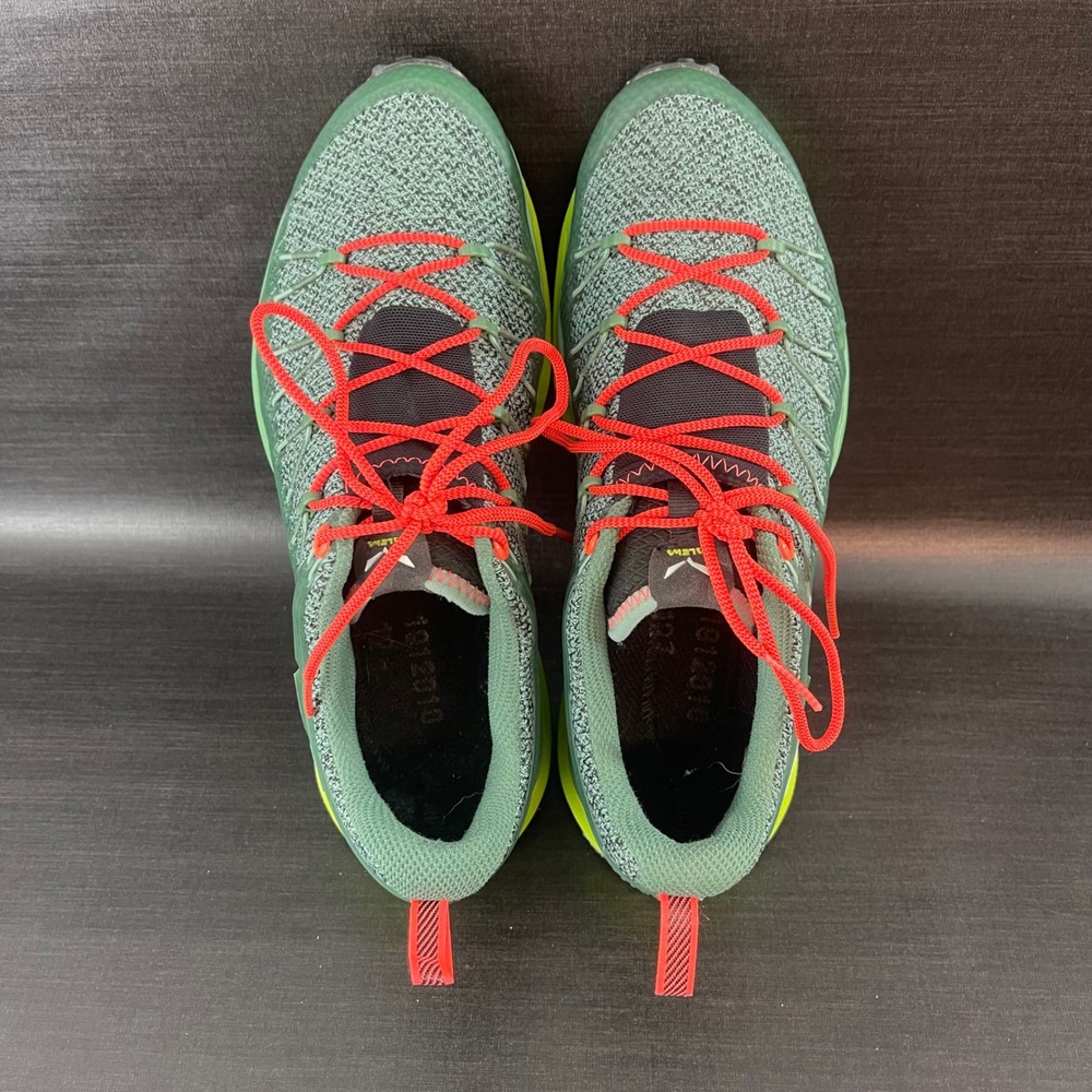 Salewa Dropline Trail Running Shoes Womens 8 Green Neon Hiking Running Sneakers - Picture 9 of 9